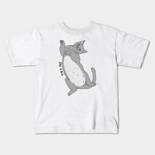 Try me kitty Kids T-Shirt